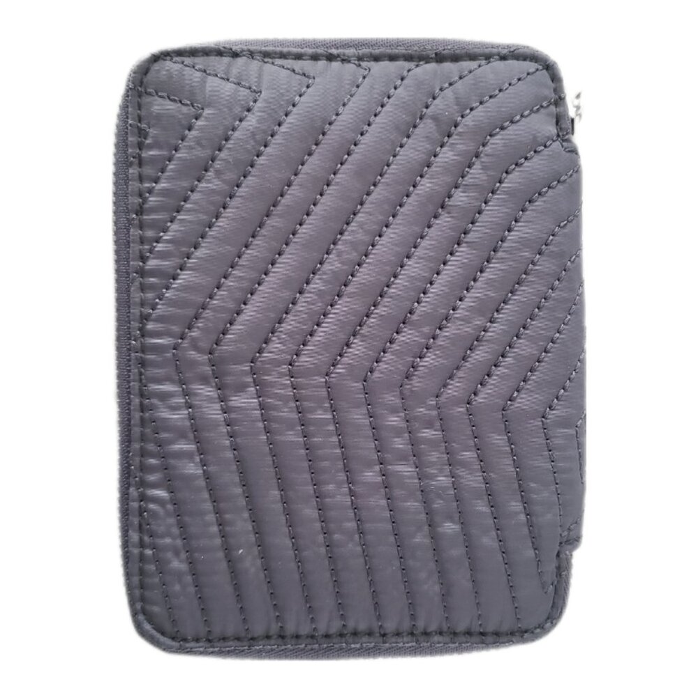 Armani Exchange Wallet - Grey Canvas Zip Around - Picture 2 of 4